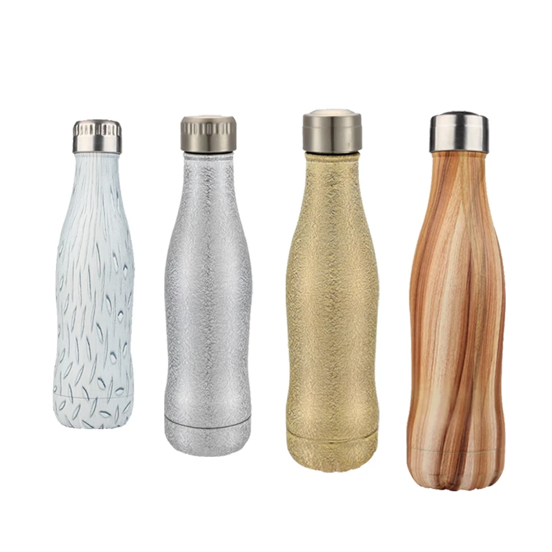 500ml vacuum insulated double wall stainless steel cola water bottle