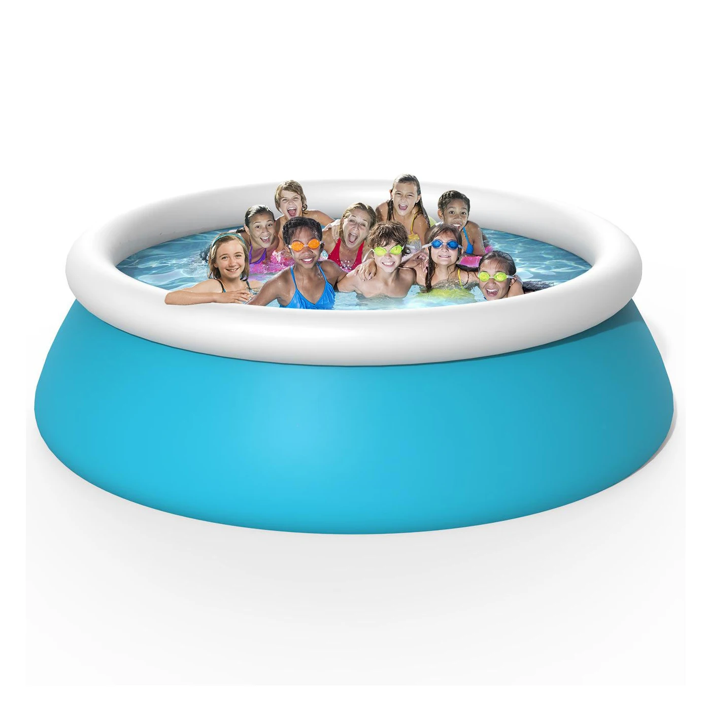 

Halunhi 15ft x33in 10-14 people inflatable swimming pool
