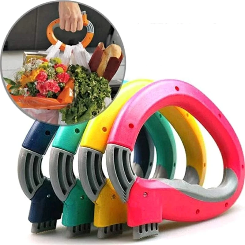 

Portable Vegetable Device Labor Saving Shopping Bag Carrier Handle Holder Lock Labor D Shape Grocery Bags Carrie