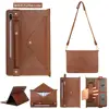 Leather Mini Wallet Case with Cross Body Strap multi-function purse for Samsung Galaxy S6 10.5 t860