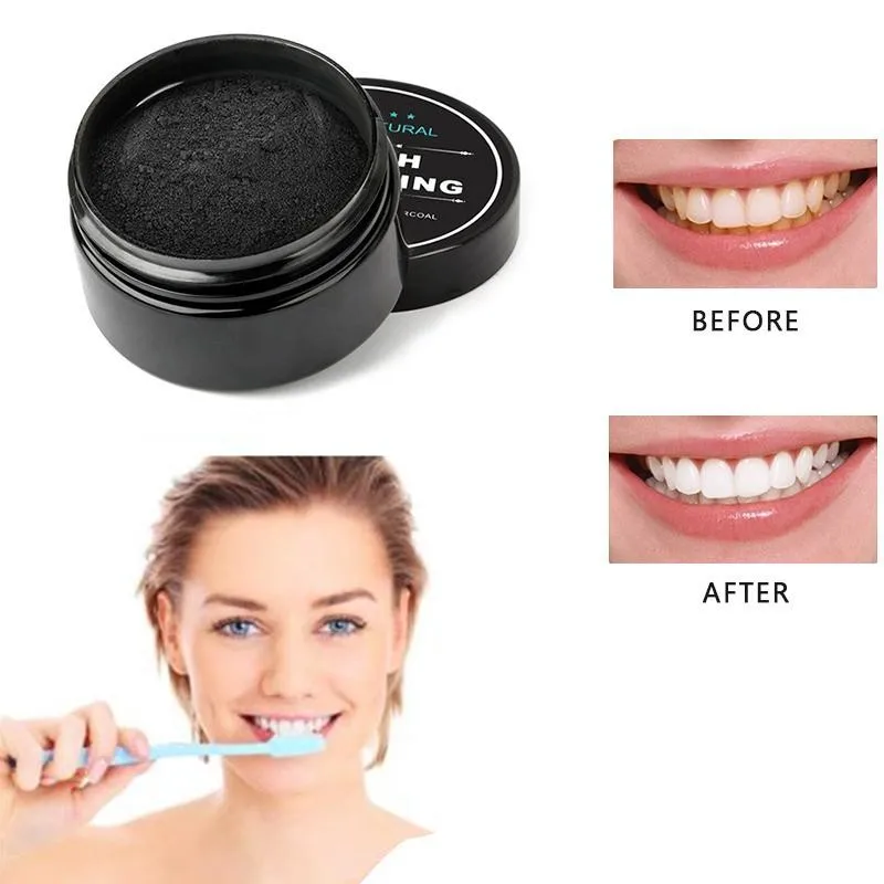 

Activated charcoal teeth whitening powder Other Teeth Whitening Accessories, Black