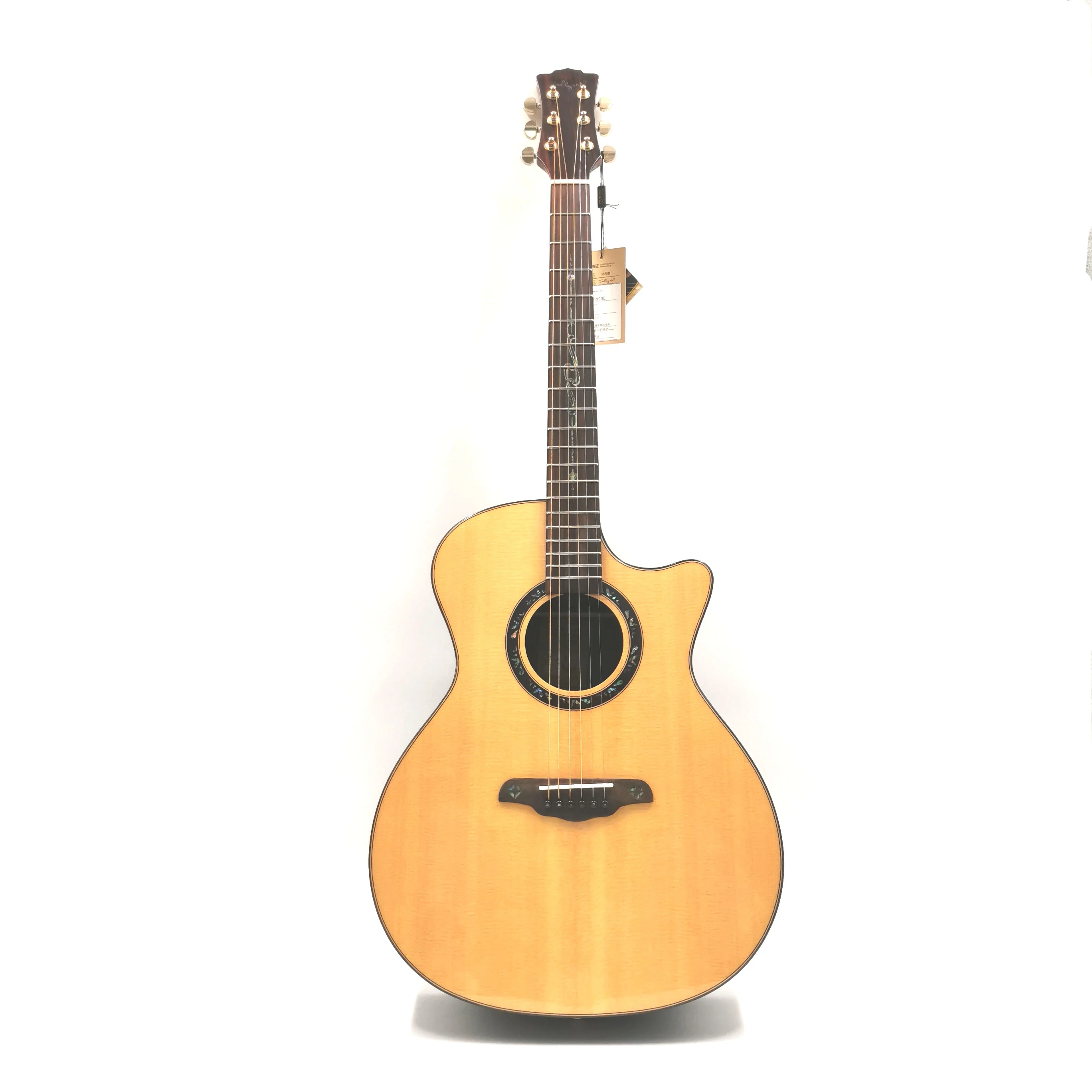 

Professional Factory Hot Sell Buy  Spruce Veneer Harp Acoustic Guitar