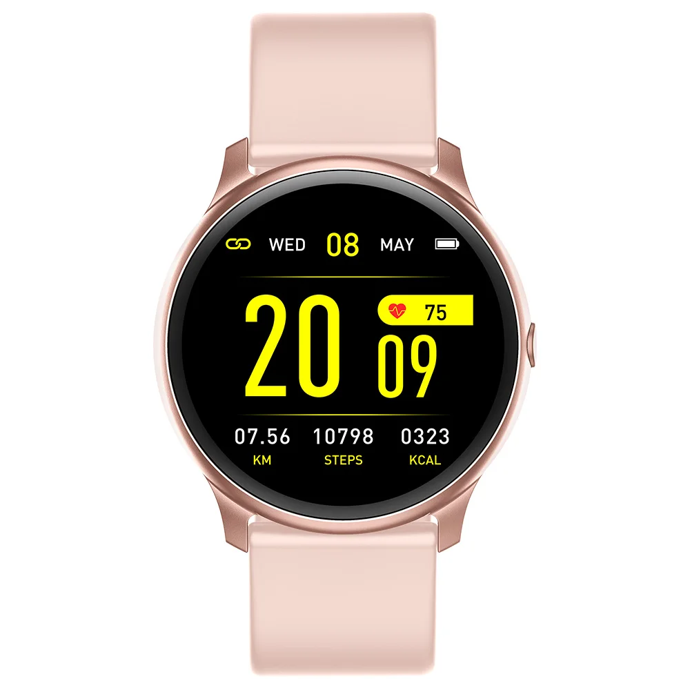 

KW19 Smart watch Full Touch Waterproof Heart Rate Monitor Fitness Men Women Smartwatch VS kW10 Smartwatches