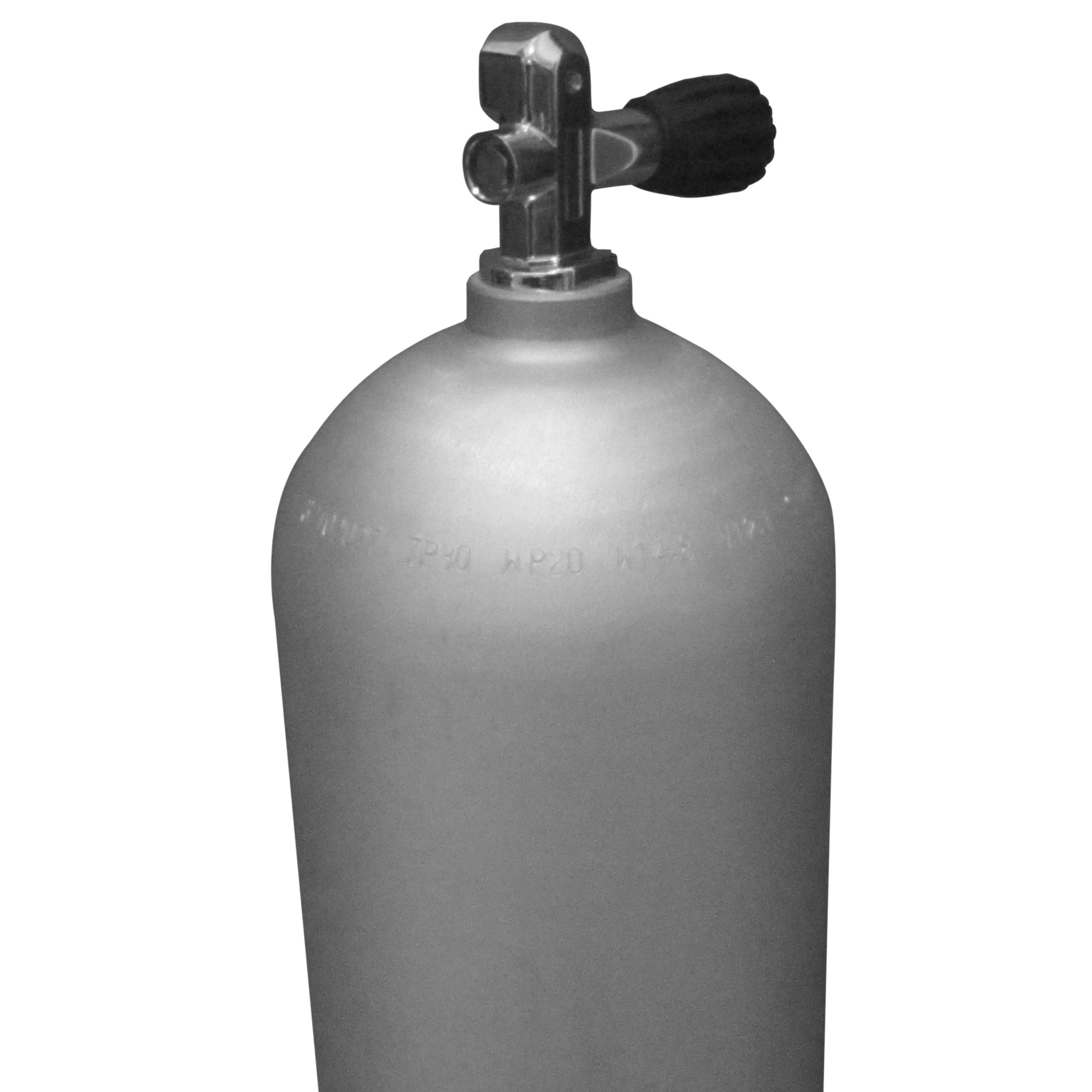 

New 2020 diving equipment professional aluminum with valve made in china, Gray