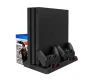 2019 hot selling multifunctional cooling stand for play station 4 charging stand with heat dissipation fans for PS4 Pro Slim