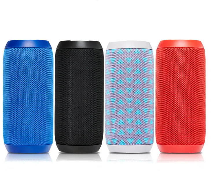 

A117 Wireless Speaker Subwoofer Loud Speaker Outdoor Sports Waterproof Wireless BT Speaker, Black blue red gray-blue