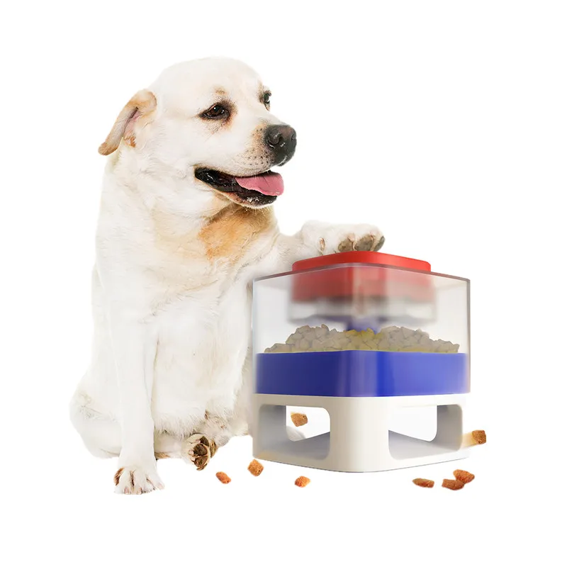 

Multi-Color Wisdom Drink Eating Dog Feeder Bowl Portable Wholesale Smart Slow Pet Food Container & Feeders Button, Customized color