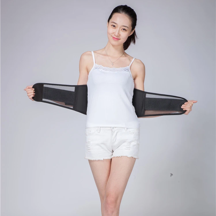 

Professional magnetic back belt tourmaline heating pad waist support