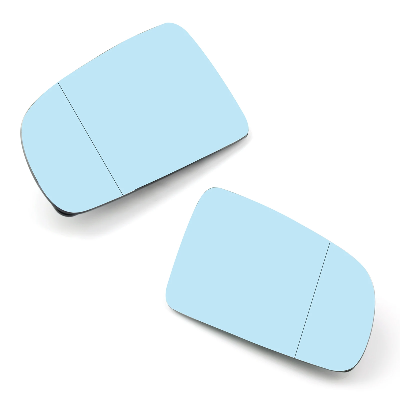 

Areyourshop 1Pair Side Rearview Mirror Glass Blue For Audi A4 B6 B7 A6 C6 2005 2006 2007 2008, As shown in the picture