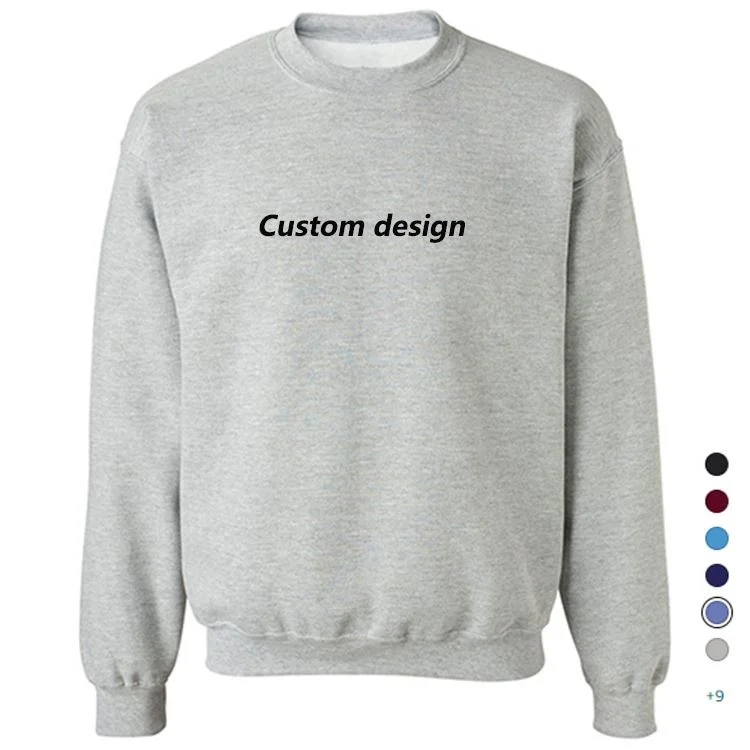 

High Quality Custom Hoodie Print Crew Neck Sweatshirt