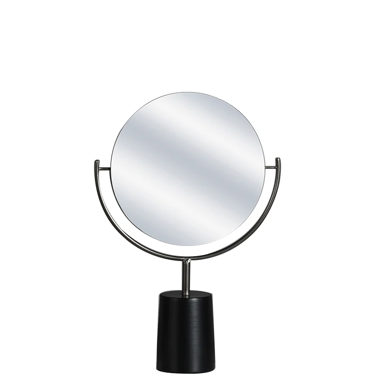 

Mayco custom desktop vintage fancy vanity smart metal makeup mirror, Black