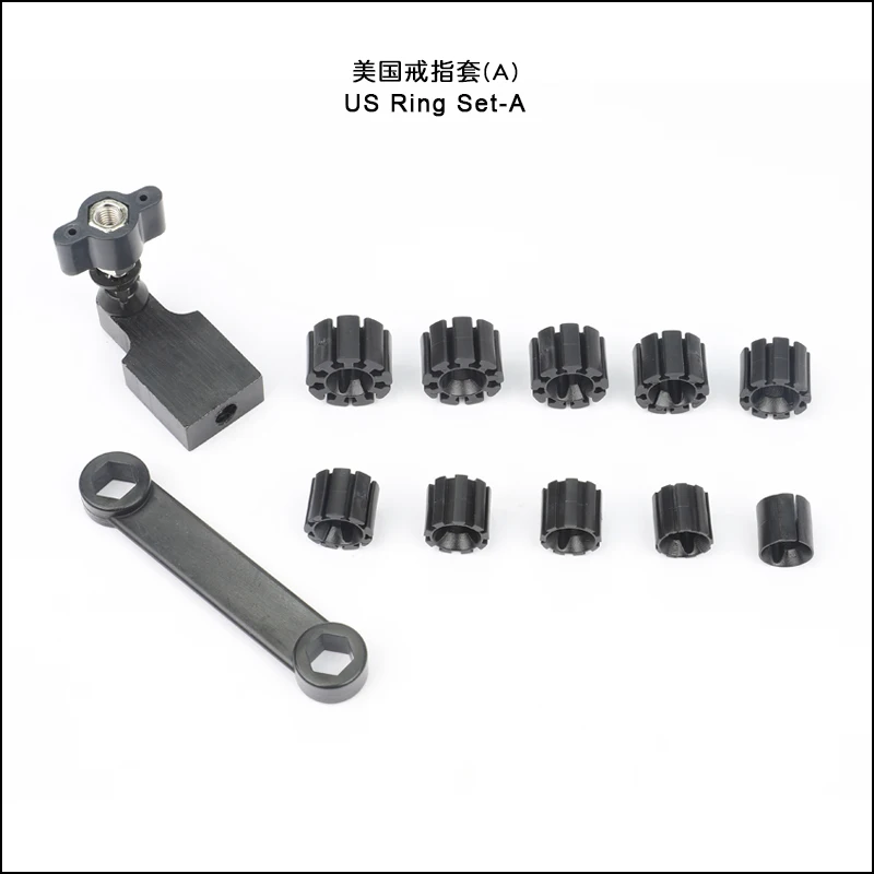 Jewelry Ring Processing Tool Setter Clamp Channel Diamond Stone Setting Tool Kit for Ring Setting Expanding Cone Holds Rings Ring Design Ring Setting 