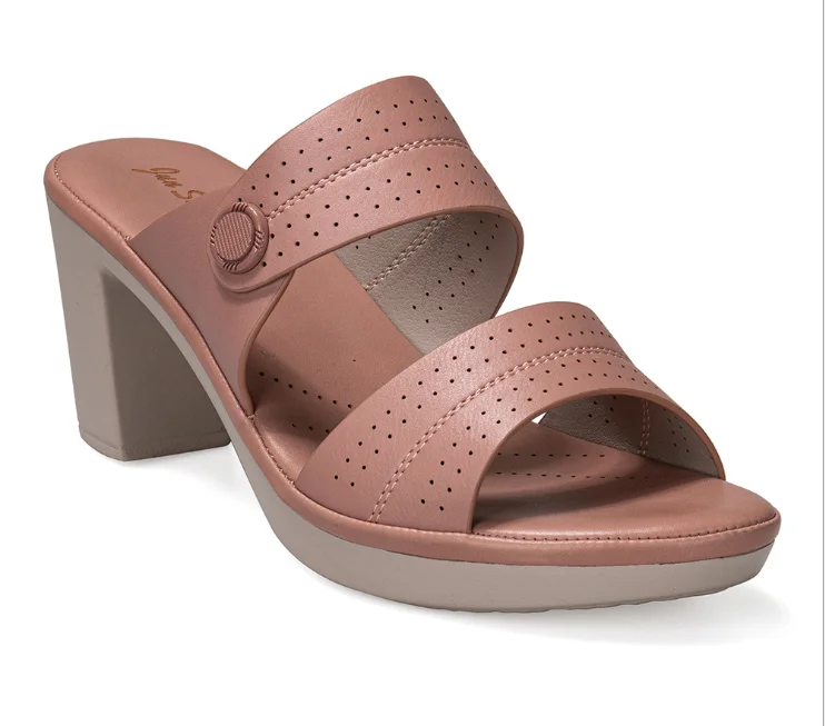 

Best Popular Ladies Plus Size Slipper Solid Color Hollow Out Upper Wedge Sandals, Picture