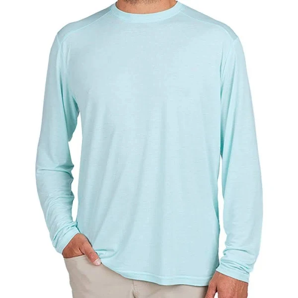 Wholesale Athletic Fishing Shirt Men's Bamboo Clothing Lightweight Long