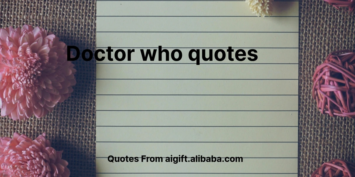 doctor who quotes