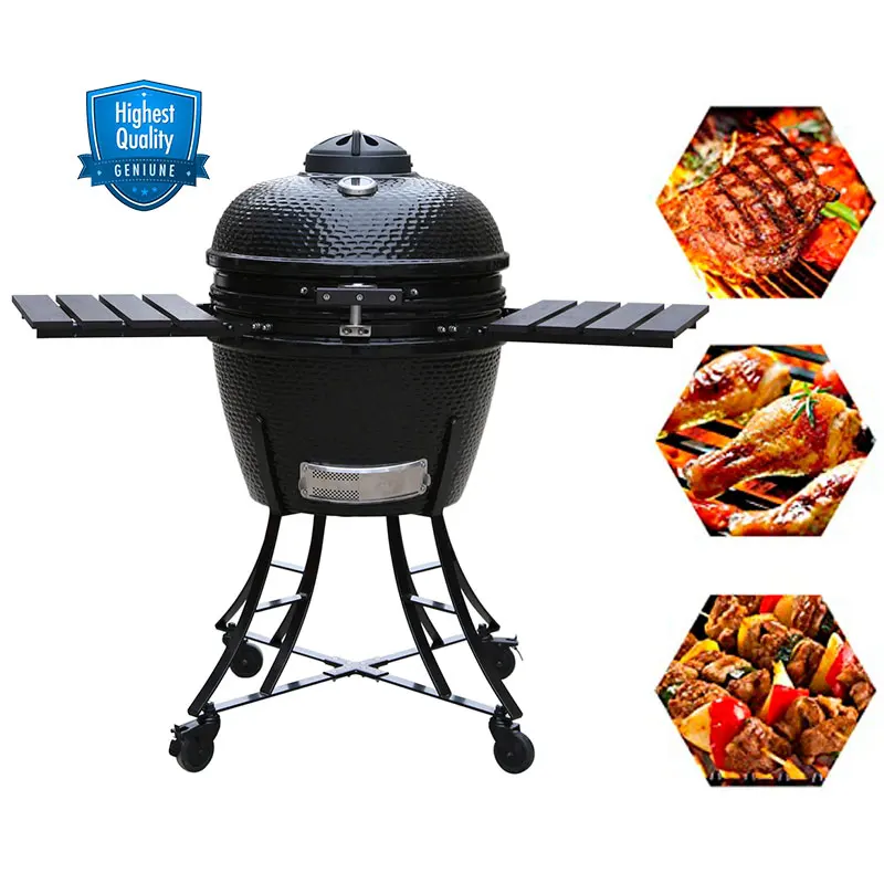 

Top Quality 23.5" Manufacture Cheap Large Stainless Steel Stove Kamado Bbq Grill