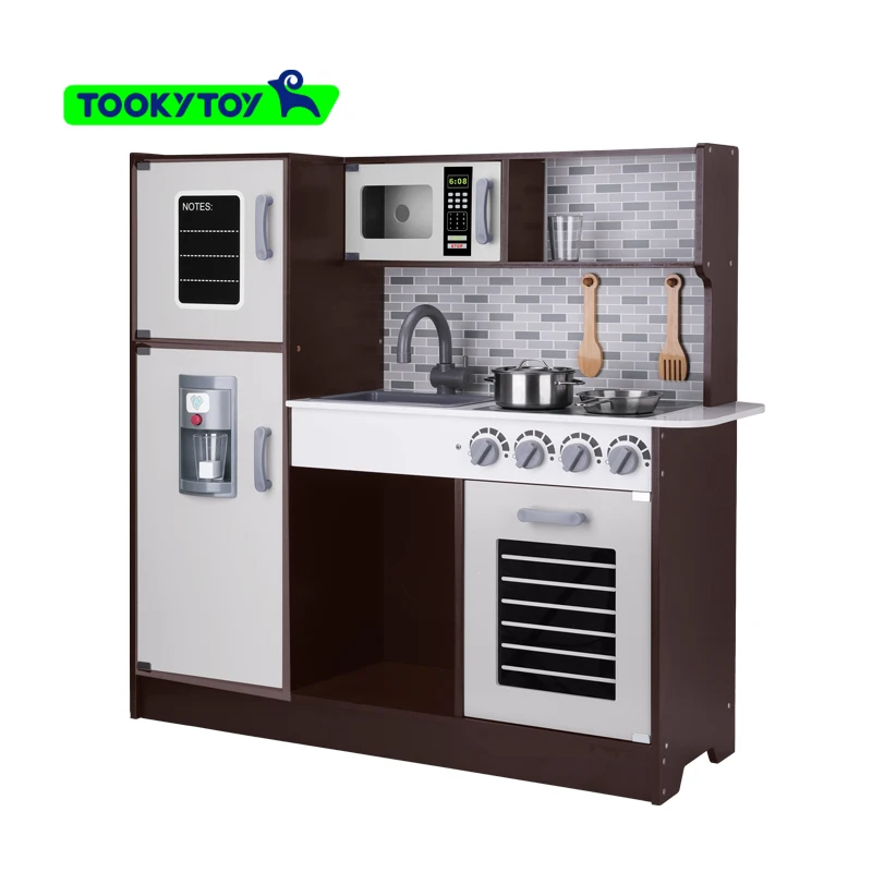 

2022 Hot Selling Custom Toddler Pretend Cooking Wooden Kitchen Toys Pretend Play Set for Kids