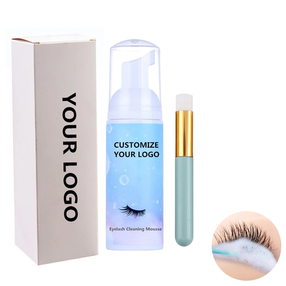 

lashshampoo private label eyelash cleaning brush foam bottles foam eyelash cleaner lash wash shampoo for eyelashes extension