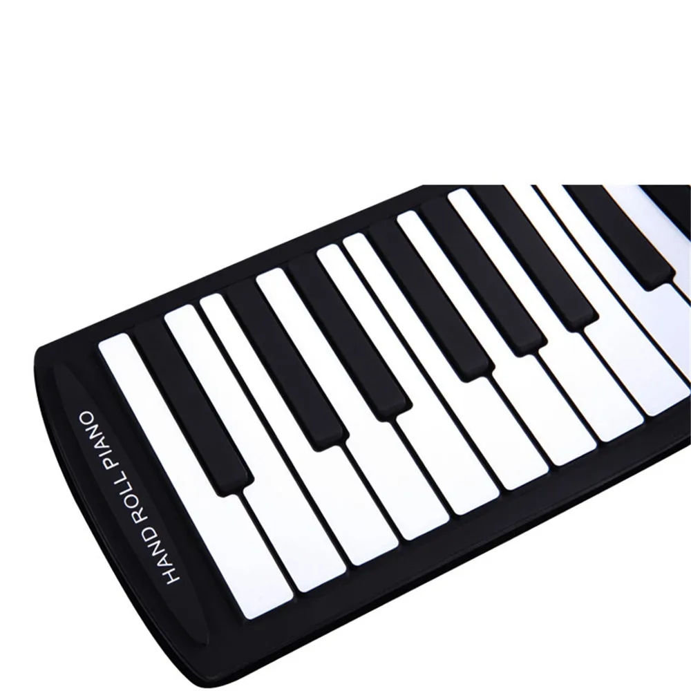 
61 keys hand roll piano with trumpet children adult silicone keyboard enlightenment electronic piano 