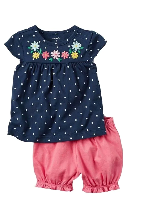 

Wholesale Summer New Bron Baby Girl Clothing Sets Baby Girl Boutique Clothing Sets