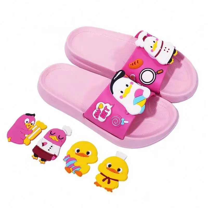 

2021 New Products Children Flip Flop Indoor Soft Breathable Cute Kids Slippers For Girls, Pink/blue/yellow