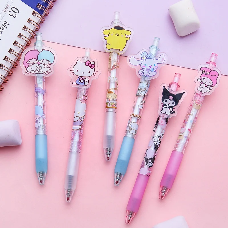 

Wholesale school black gel ink kids cartoon kawaii cute ballpoint pen