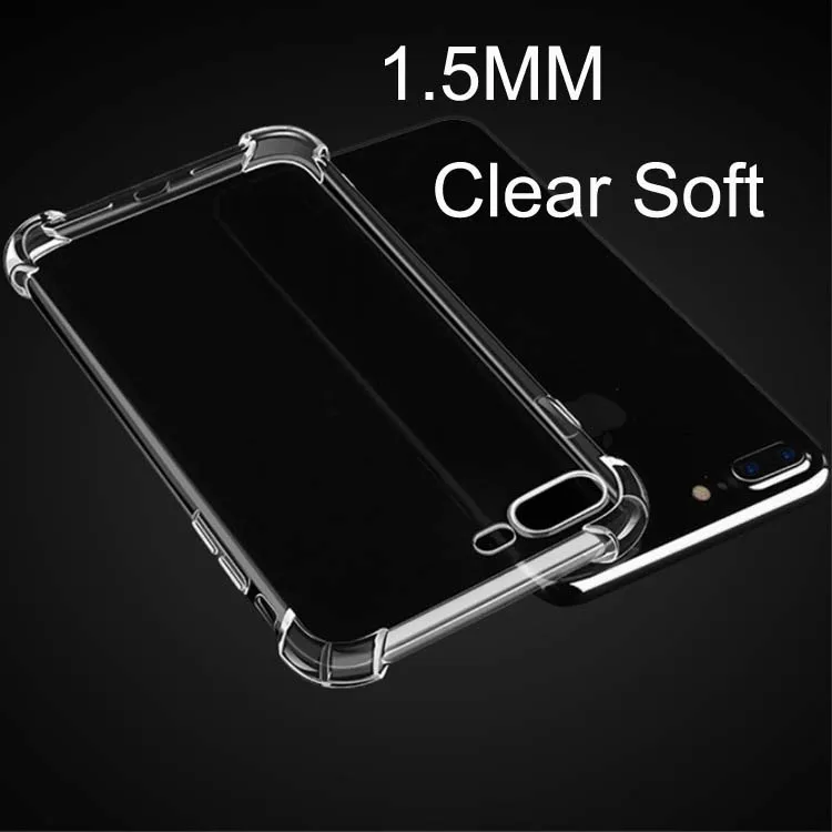 

Shock Crystal Airbag Small Hole Design Camera Protector Soft Transparent Phone Back Cover Case for OnePlus 1+7 1+7T 1+8 Pro 1+6T