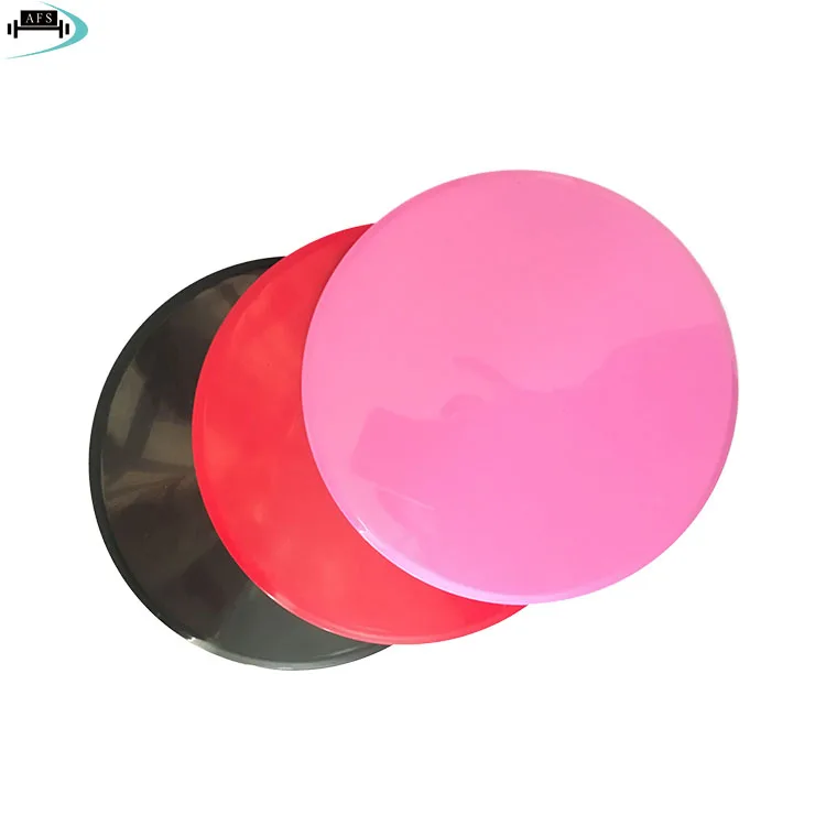 

Slider Gliding Discs for Abdomen and Workout 2 Core Dual Sided Sliding Discs for Carpet and Hard Floors, at Home, Black/pink