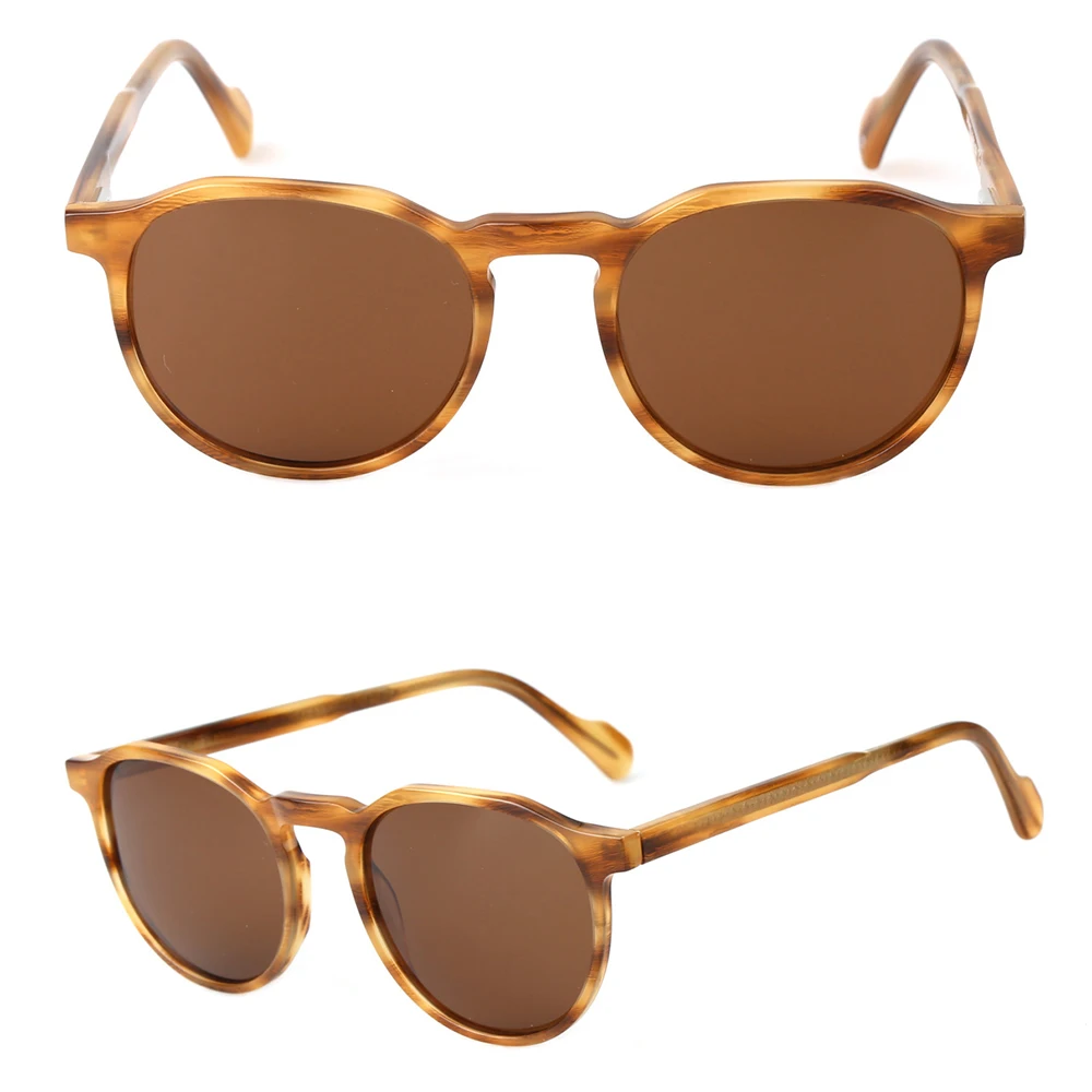 

GS5002 fashion oem oval tortoiseshell pattern italian acetate sunglasses