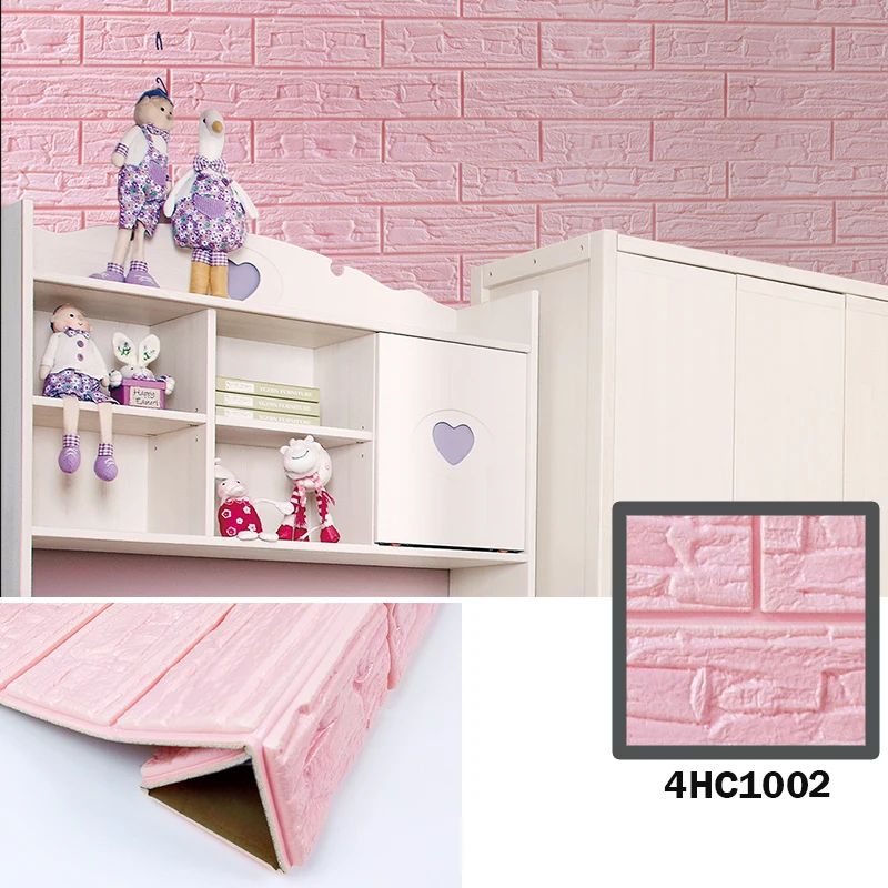 Latest designs foam classic 3D XPE foam wall sticker self adhesive film contact paper for children room