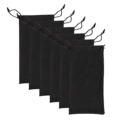 Wholesale Custom Microfiber Eyeglass Sunglasses Bag Pouch Soft Drawstring With More Colors Ready Goods