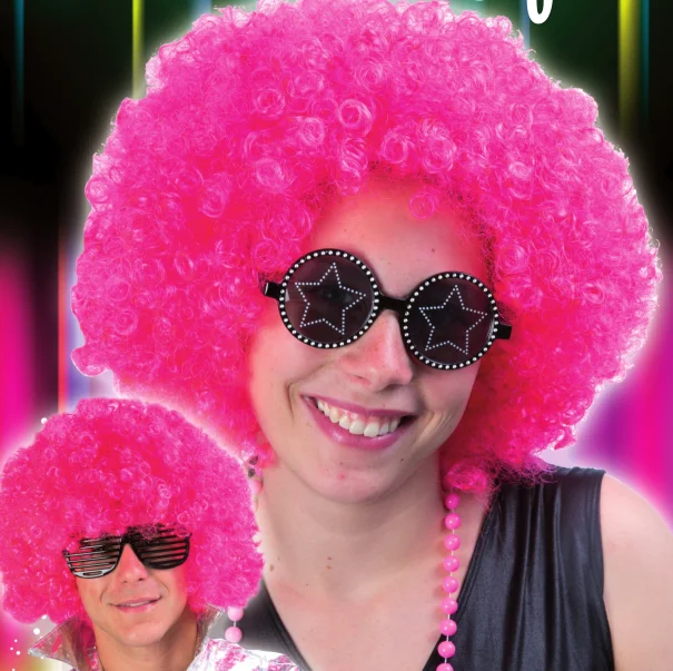 

Party festival pink clown wig