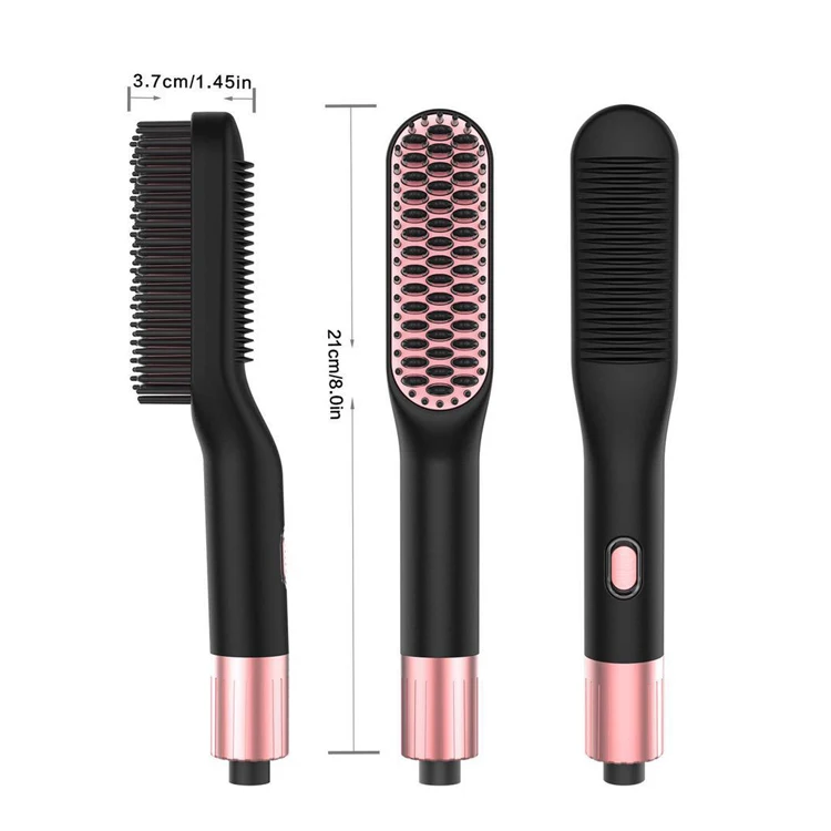 

custom beard straightener cordless straightening comb hair straightener brush with ionic technology