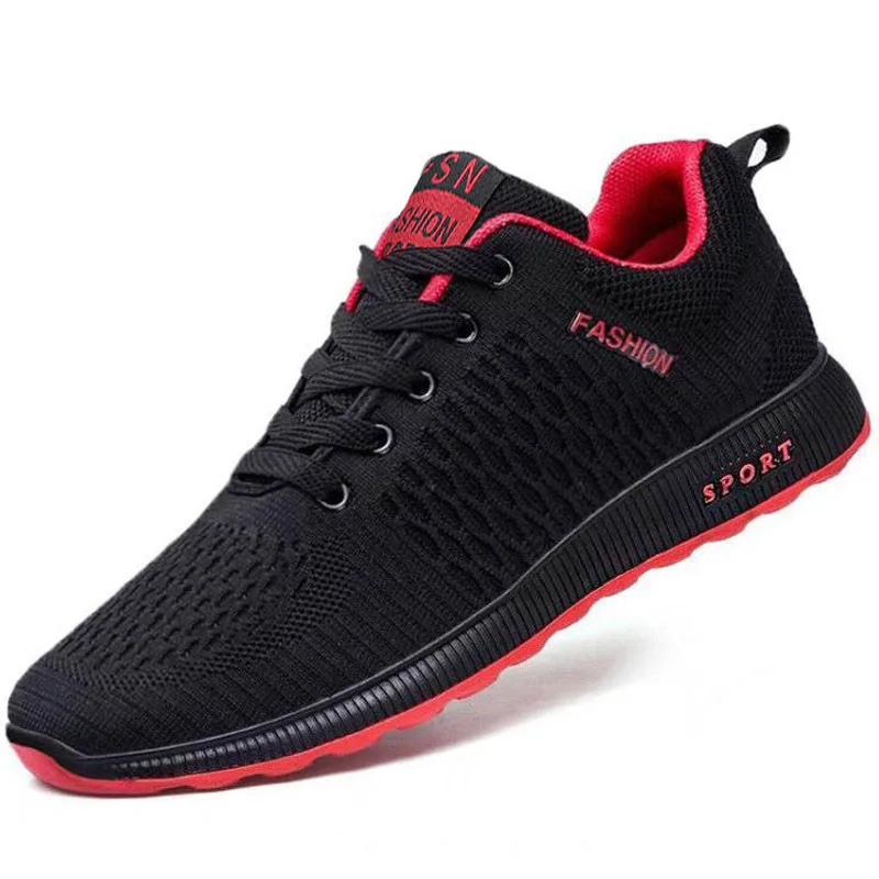 

Wholesale new spring and autumn Korean fashion men's sports and leisure flying woven breathable sneakers, As the picture show