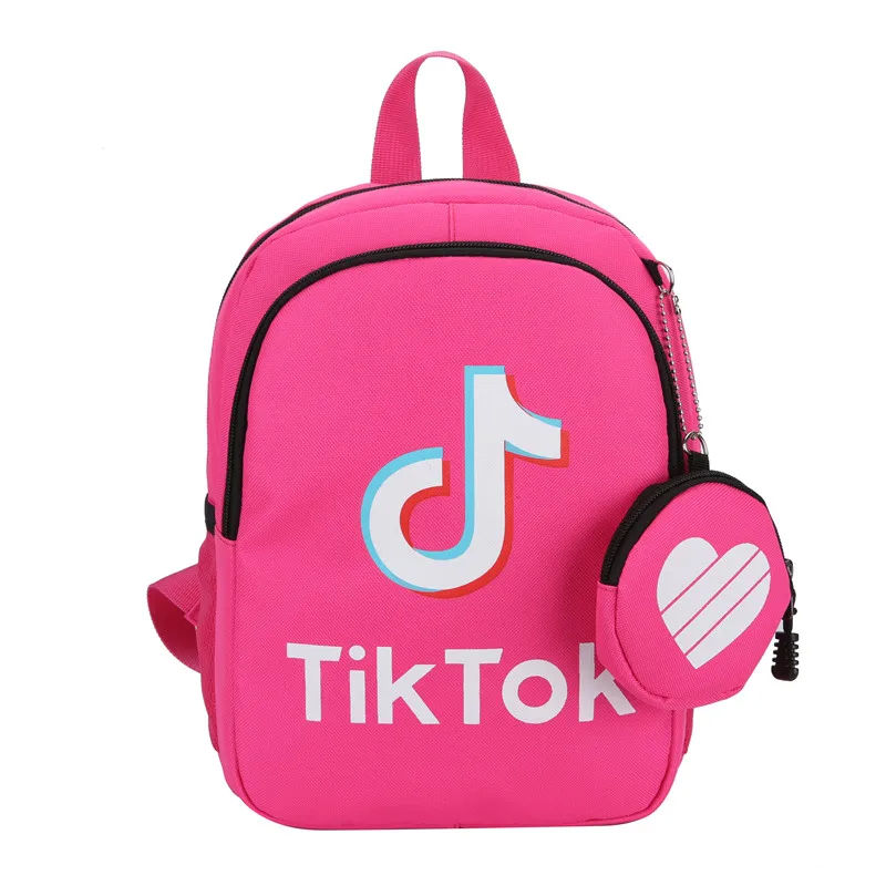 

2021 Bestwill Hot Sale Tik Tok Backpack Children Kids Back Pack Sets, Red/pink/black/purple/rose red/wine red