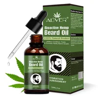 

ALIVER 100% Natural Moustache Fast Growth Organic Hemp Hair Bread Growth Oil For Men