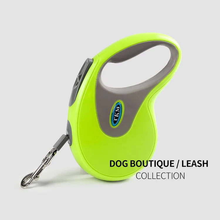 

Heavy Duty Retractable Dog Leash with Anti-Slip Handle Nylon Webbing Retractable Dog Leash, Blue, black, white, red, light green