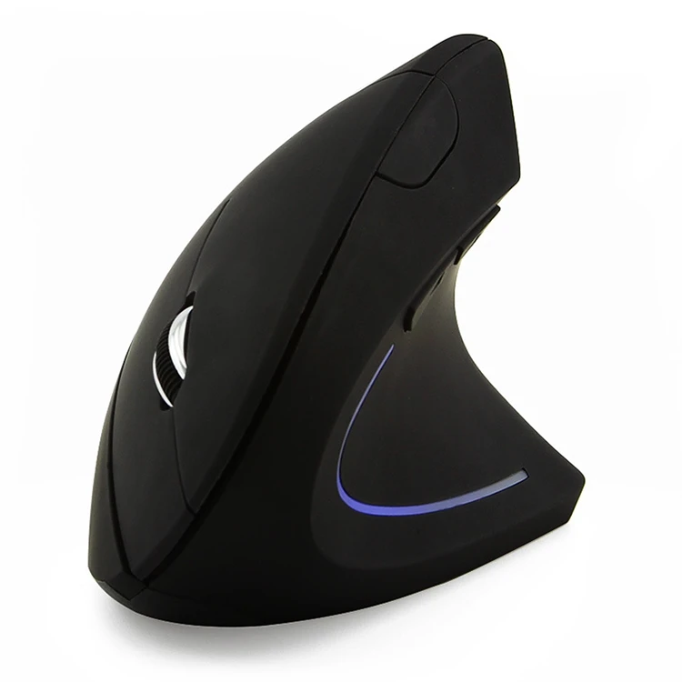 

Drop Shipping Shopify USB Folding Wireless Ergonomic Optical Vertical Mouse Large Stock, Black