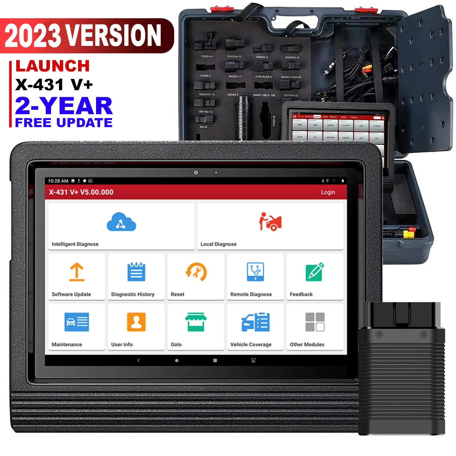 

2023 launch x431 v+ vplus x 431v plus v10 v pro 4.0 4 x431pro 3 plus4.0 car escaner bidirectional auto diagnostic scanner tools