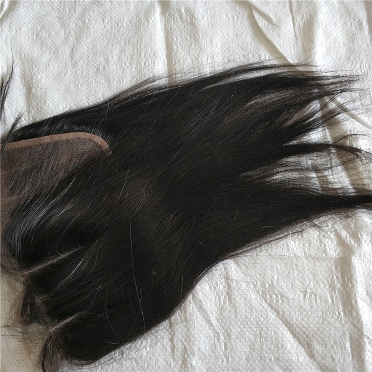 

LetsFly cheap hair wholesale 5pcs 4x4 top brazilian silky straight human virgin hair lace closures