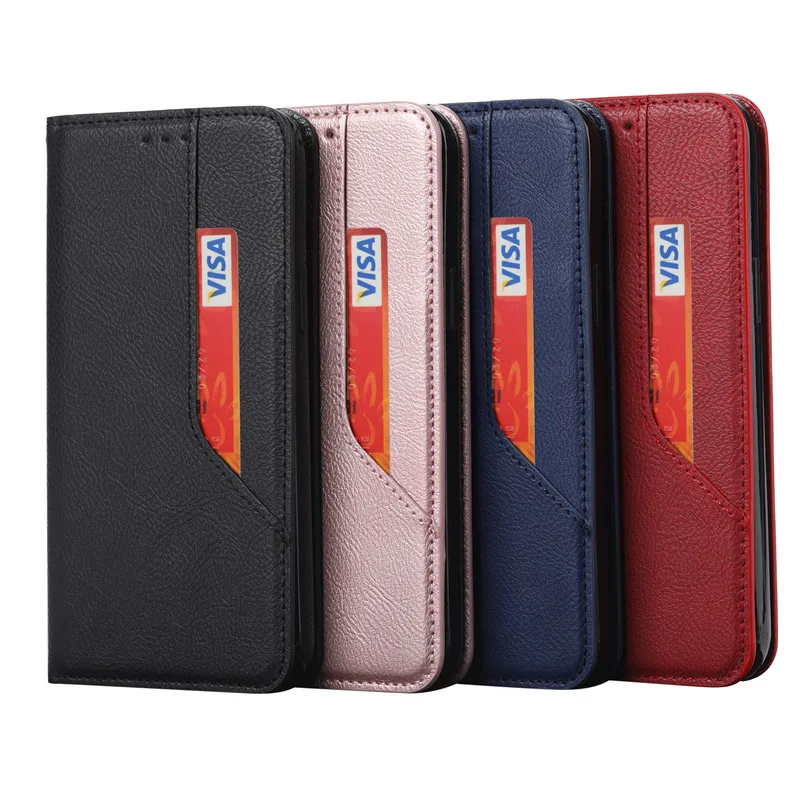 

For iPhone 12 Pro Max 7 8 Plus X XR XS Max 11 Business Style Vip Luxury Flip Wallet Phone Case, Various