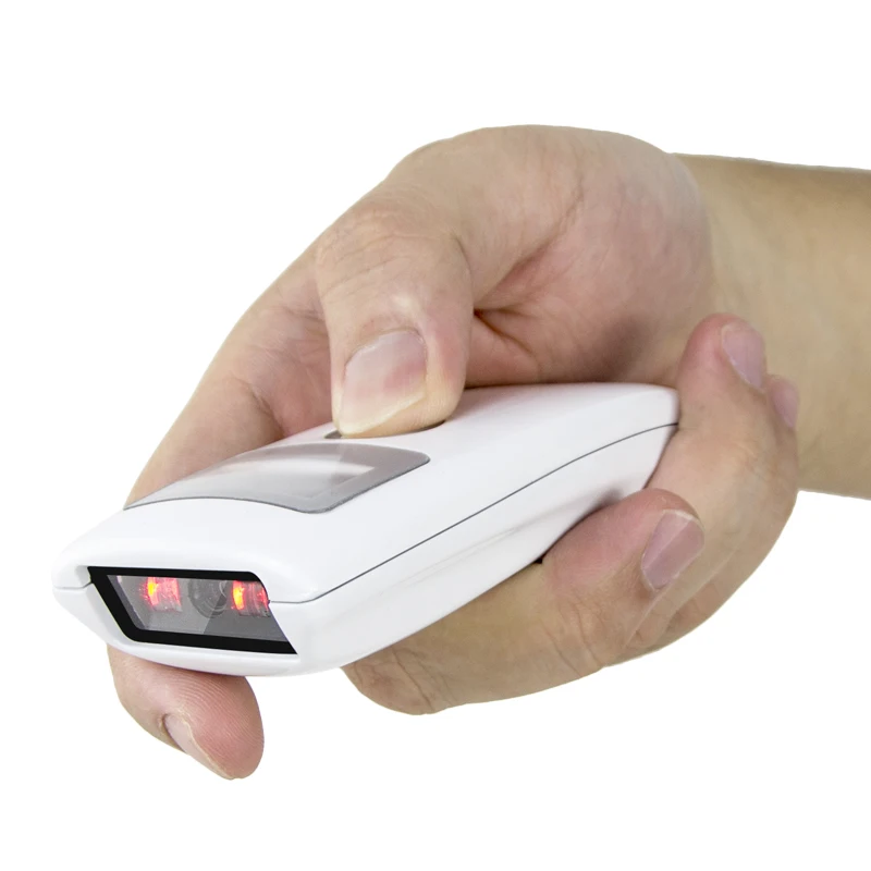 

Netum New Arrival Portable LED Qr Reader 2D Barcode Scanner for Pocket, White color