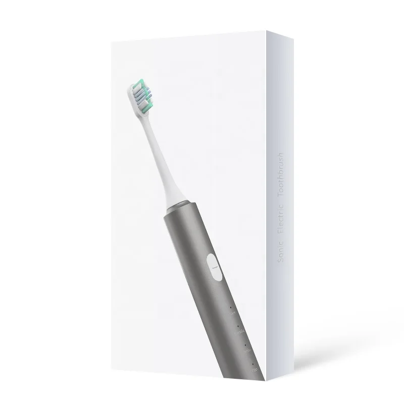 

Low Price Metal High Quality Material Rechargeable Sonic Toothbrush Adult Sonic Fashional Toothbrush, Gray gold