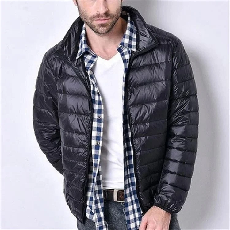 

Thick Winter Men 1 Pcs 2020 Bubble Puffer Coat Stretch Down Jacket Doudoune Sans Manche Longue