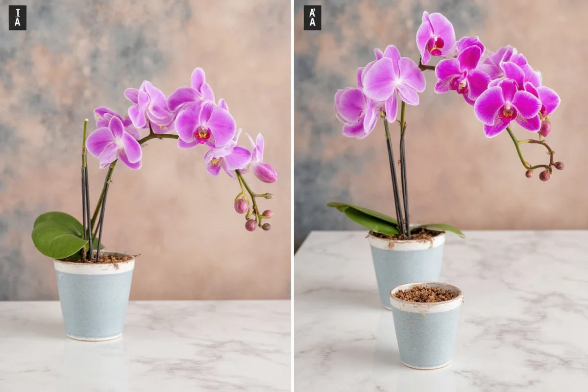 how to pot an orchid plant