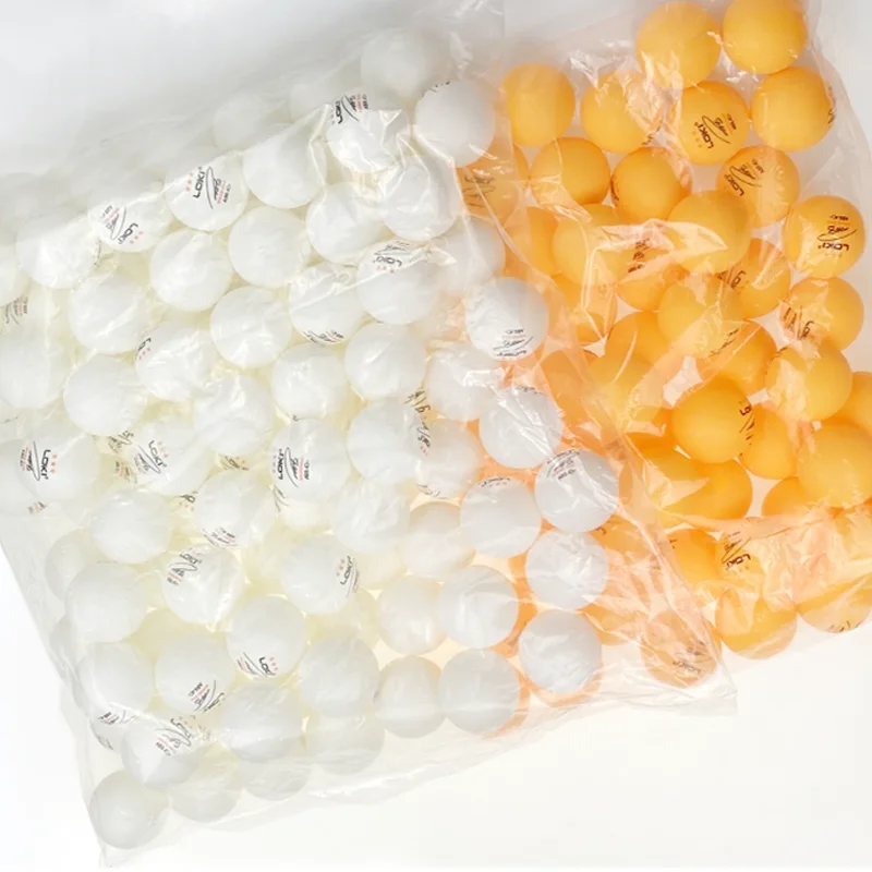 

LOKI In Stock 50Pcs per package professional table tennis custom logo 3star ping pong balls, Orange white