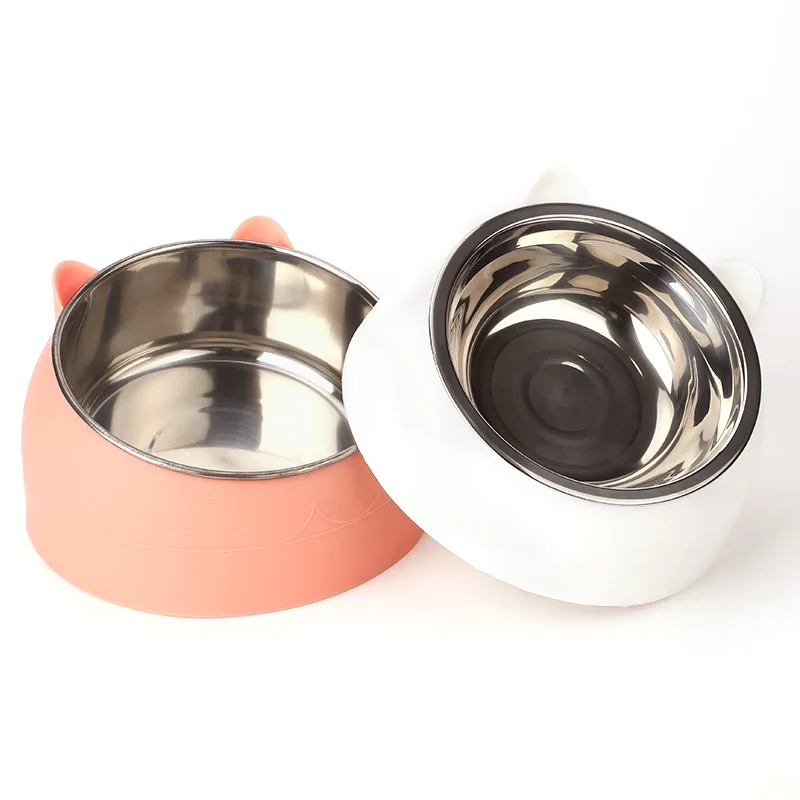 

PPYOU Wholesale Custom Plastic Designer Luxury Feeding Sublimation Stainless Steel Dog Food Water Bowls, Multiple colour