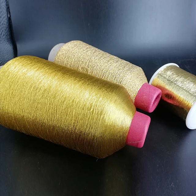 
L-type garment gold and silver silk MX embroidery gold and silver thread sari metallic yarn 