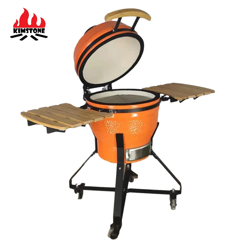 

Kamado BBQ 18 Inches Original Outdoor Ceramic Grill Auplex Charcoal Egg Kamado for Outdoor Kitchen, Optional from pantone