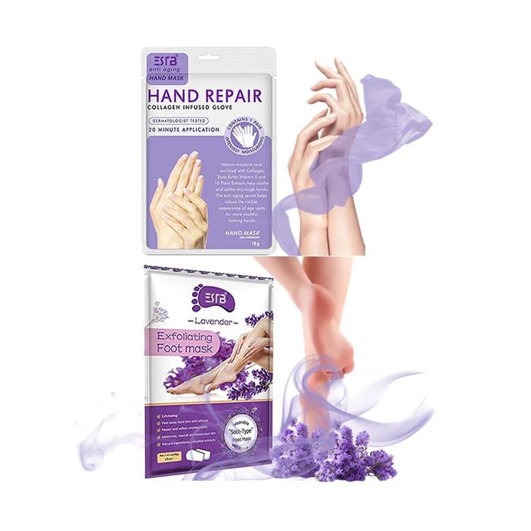 

Amazon 2in1 Hands Moisturizing Skin Repair Renew Foot Mask Infused Collagen Vitamins Natural Plant Extracts Hand Mask